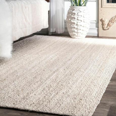 Tapis en jute tissé à la main