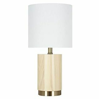 Lampe de table scandinave en bois blond Rivet