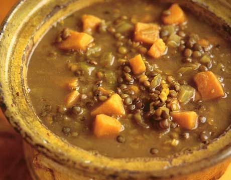 recette de soupe aux patates douces au curry