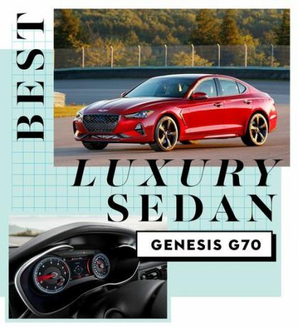 prix de la meilleure voiture meilleure berline de luxe genesis g70