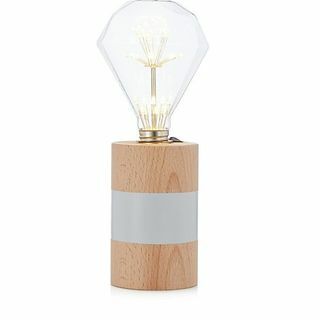 Lampe avec ampoule géométrique